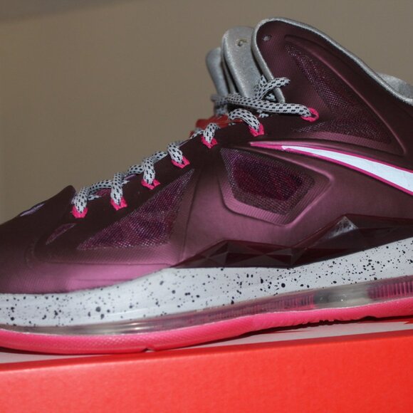 Lebron 10 Crown Jewel 2012 Size 8.5 Brand New 542244-600 Sample Deadstock main image 5